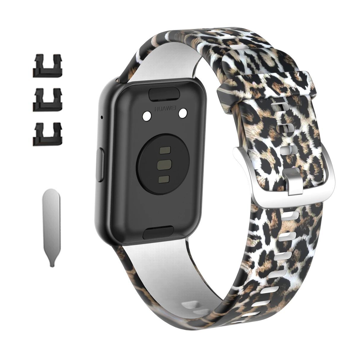 GENERICO - Correa Silicona Diseño para HUAWEI WATCH FIT - AnimalPrint