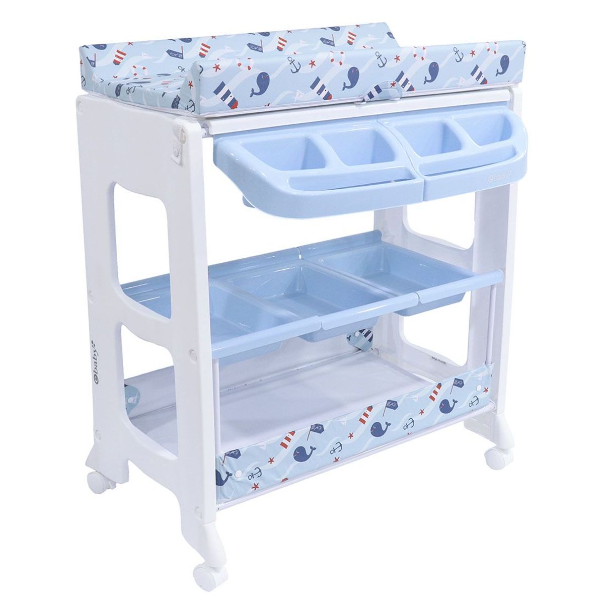 EBABY - Bañera Cambiador NATIEL 815-1 Azul