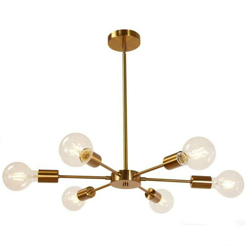 MMDH - Luz de techo led moderna y creativa para el hogar e27 179-oro