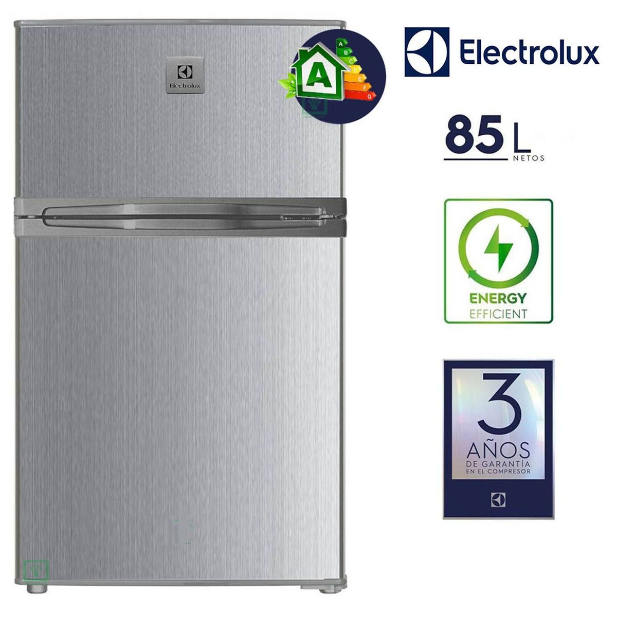 ELECTROLUX - Frigobar 85Lts Doble Puerta ERTM87G2HQS