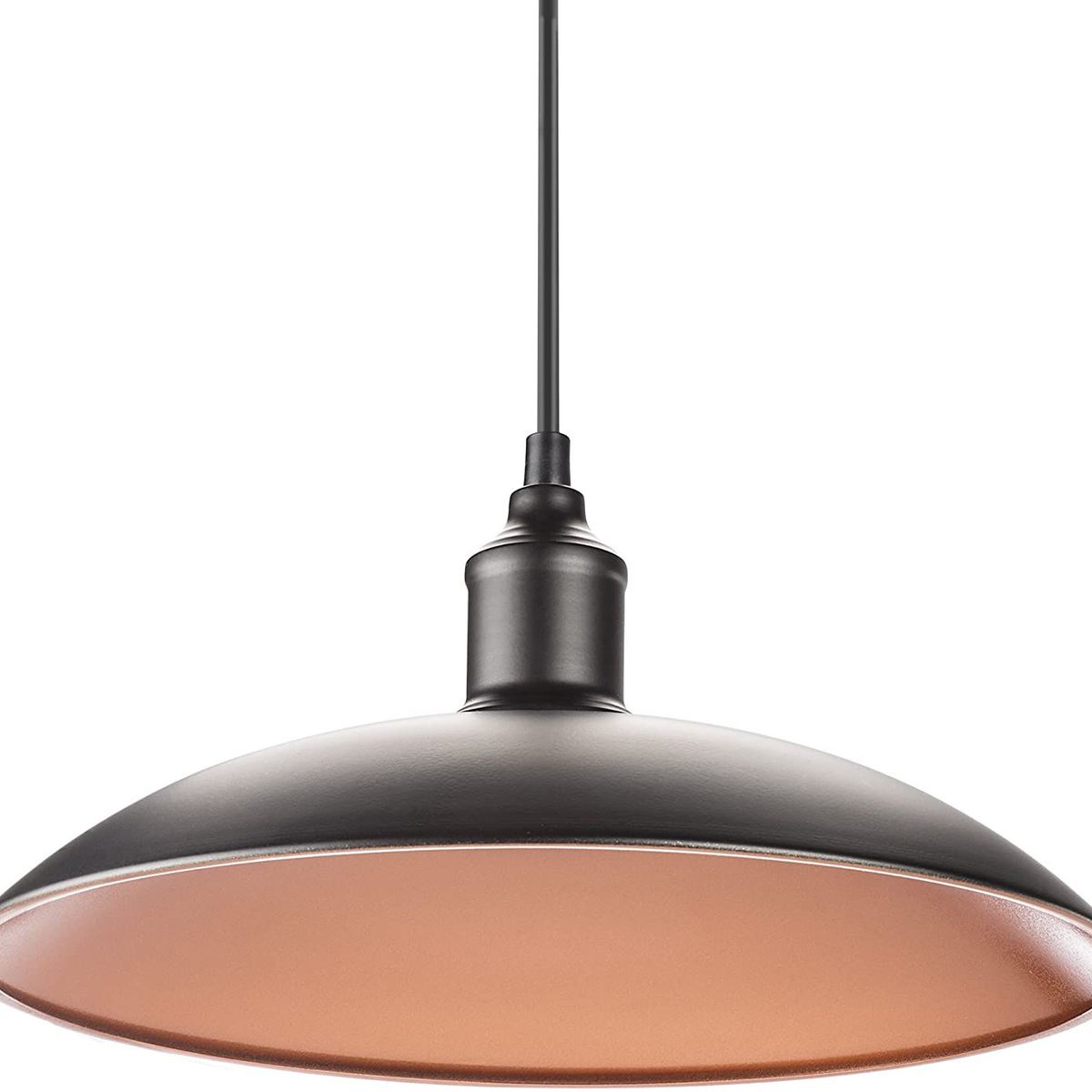 HOME NEAT - Lámpara de techo colgante ø 32 cm industrial retro e27 negro