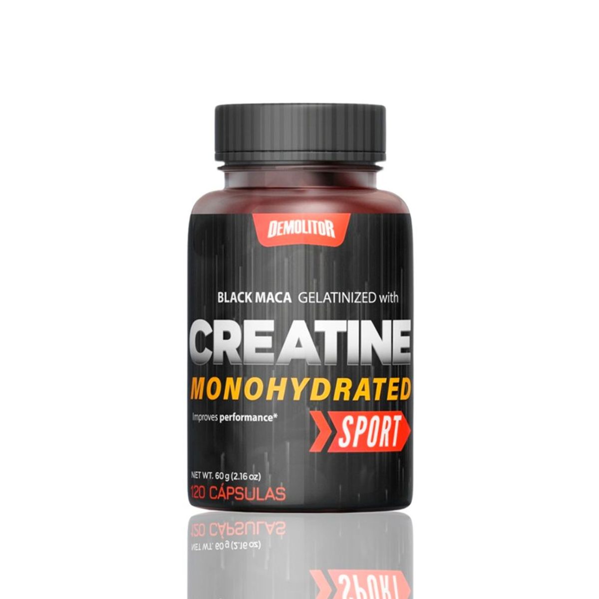 DEMOLITOR - Creatina Monohidratada Demolitor Sport 120 Caps