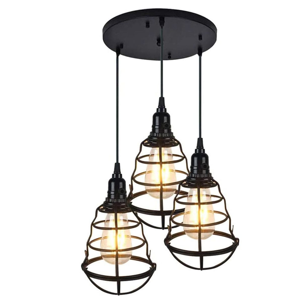 HOME NEAT - Lámpara Colgante 3L E27