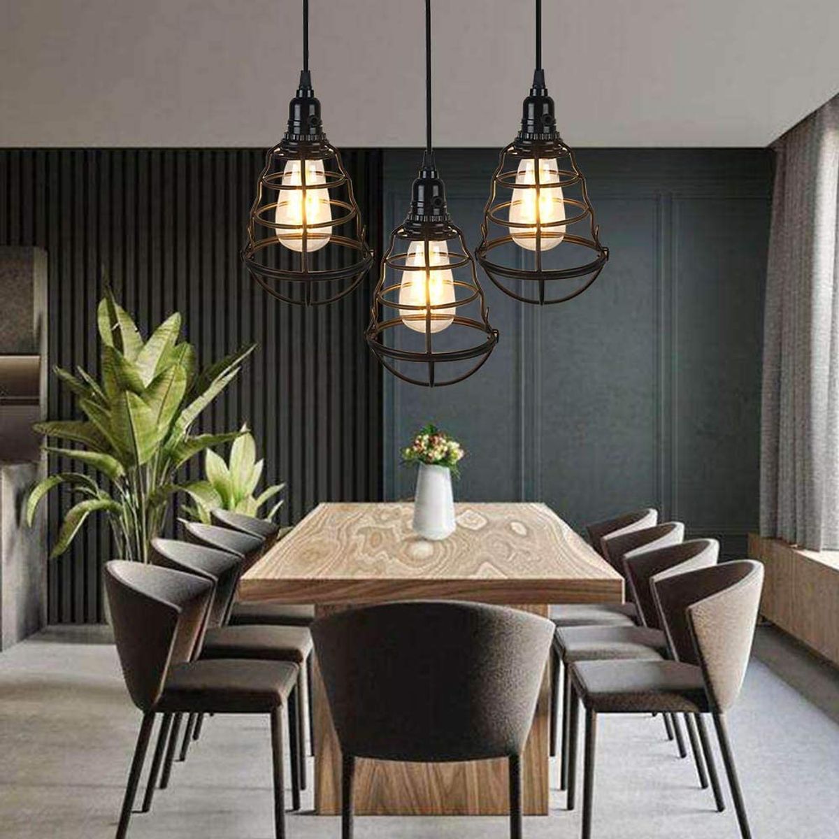 HOME NEAT - Lámpara Colgante 3L E27