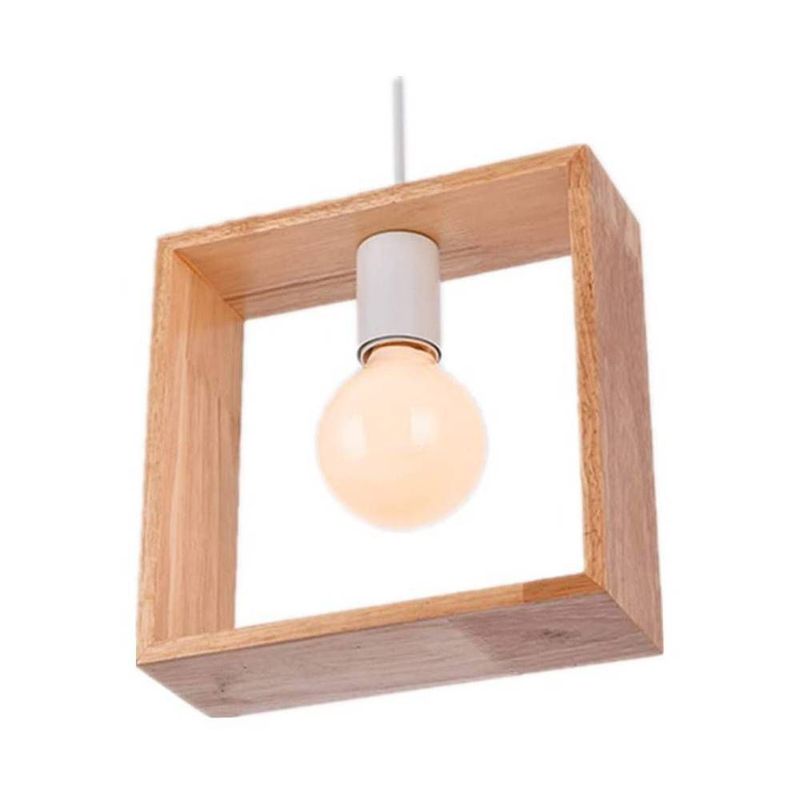 HOME NEAT - Home-neat moderna colgante de luz lámpara de techo e27 cuadrado