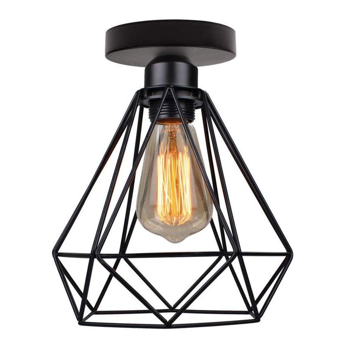 HOME NEAT - Home-neat retro industrial lámpara de techo de metal