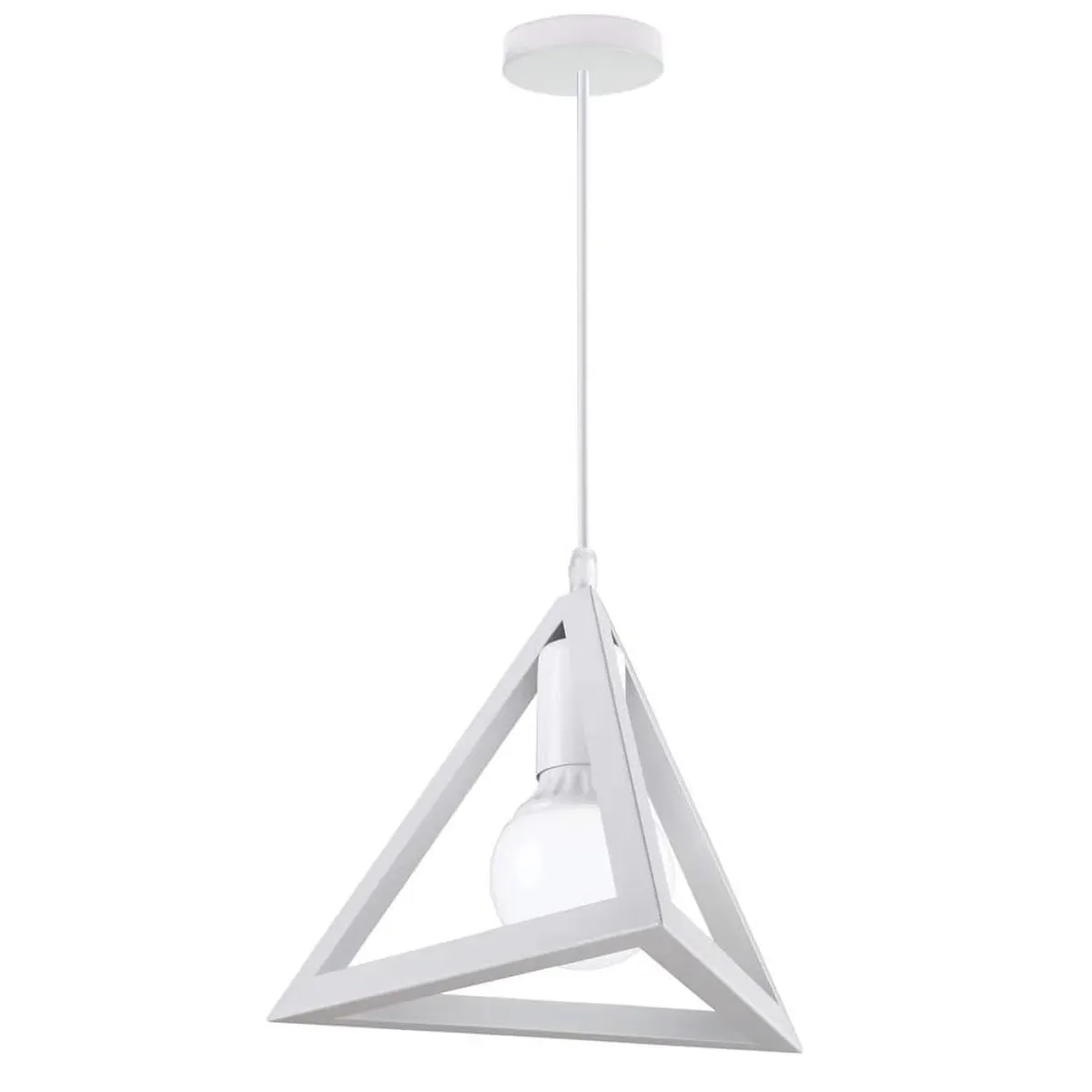 HOME NEAT - colgante iluminación lámparas techo industrial colgante de luz Blanco