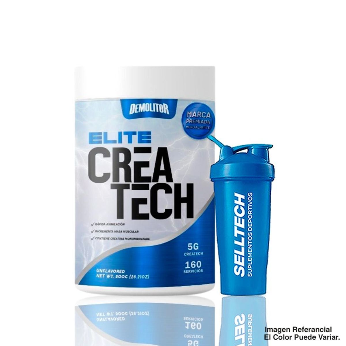 DEMOLITOR - Creatina Monohidratada Demolitor Elite Createch 800gr