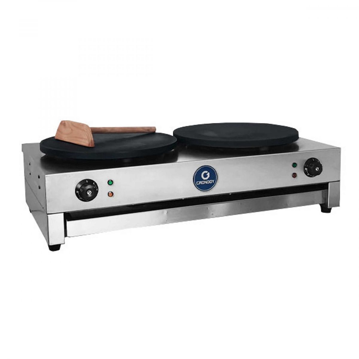 GRONDOY - Máquina Crepera Doble Industrial de 40 cm GRONDOY