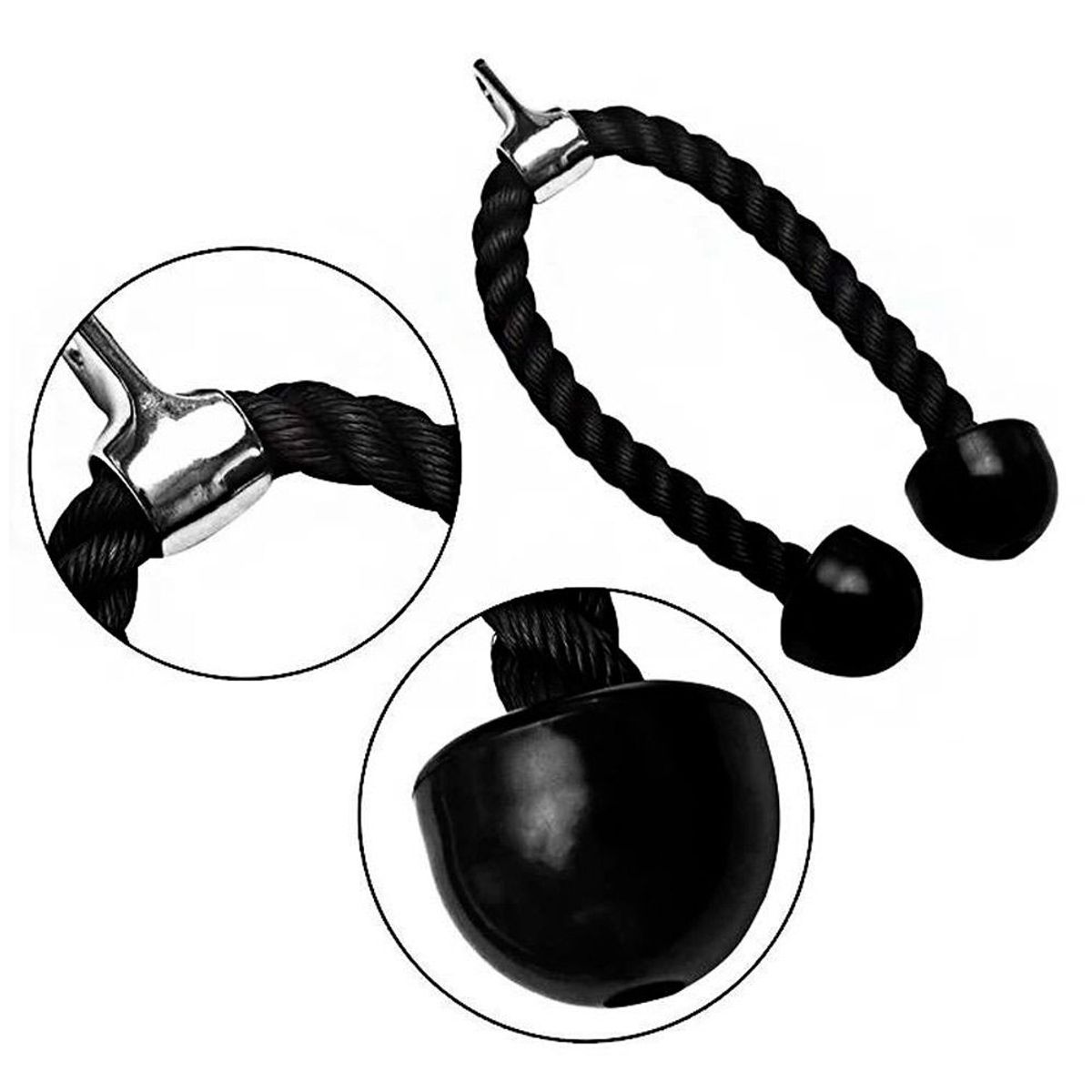 GENERICO - Soga para Polea triceps Accesorios Gym