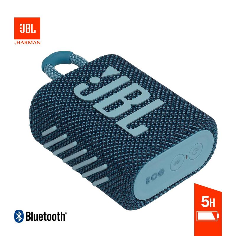JBL - Parlante Jbl Bluetooth Altavoz Go 3 Impermeable Ip67 5hr Azul