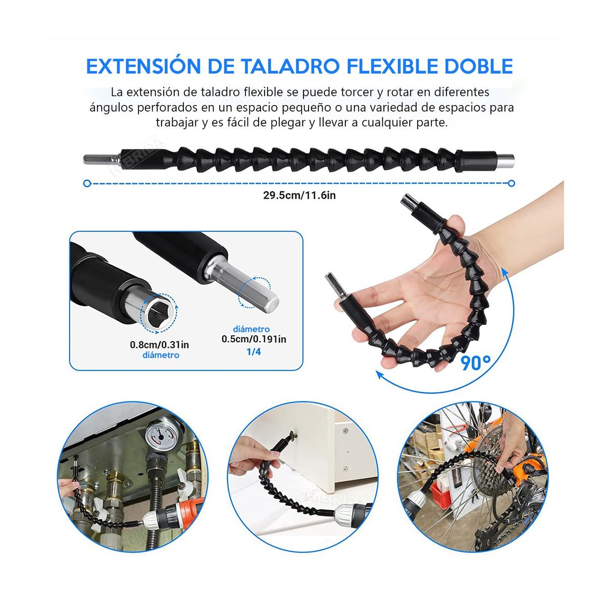 GENERICO - Taladro Atornillador inalÃ¡mbrico 12v + 21 accesorios