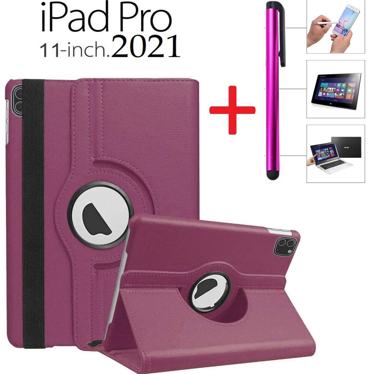 GENERICO - Funda Case y Lapiz para iPad Pro 11 3era Gen A2377 A2459 A2301