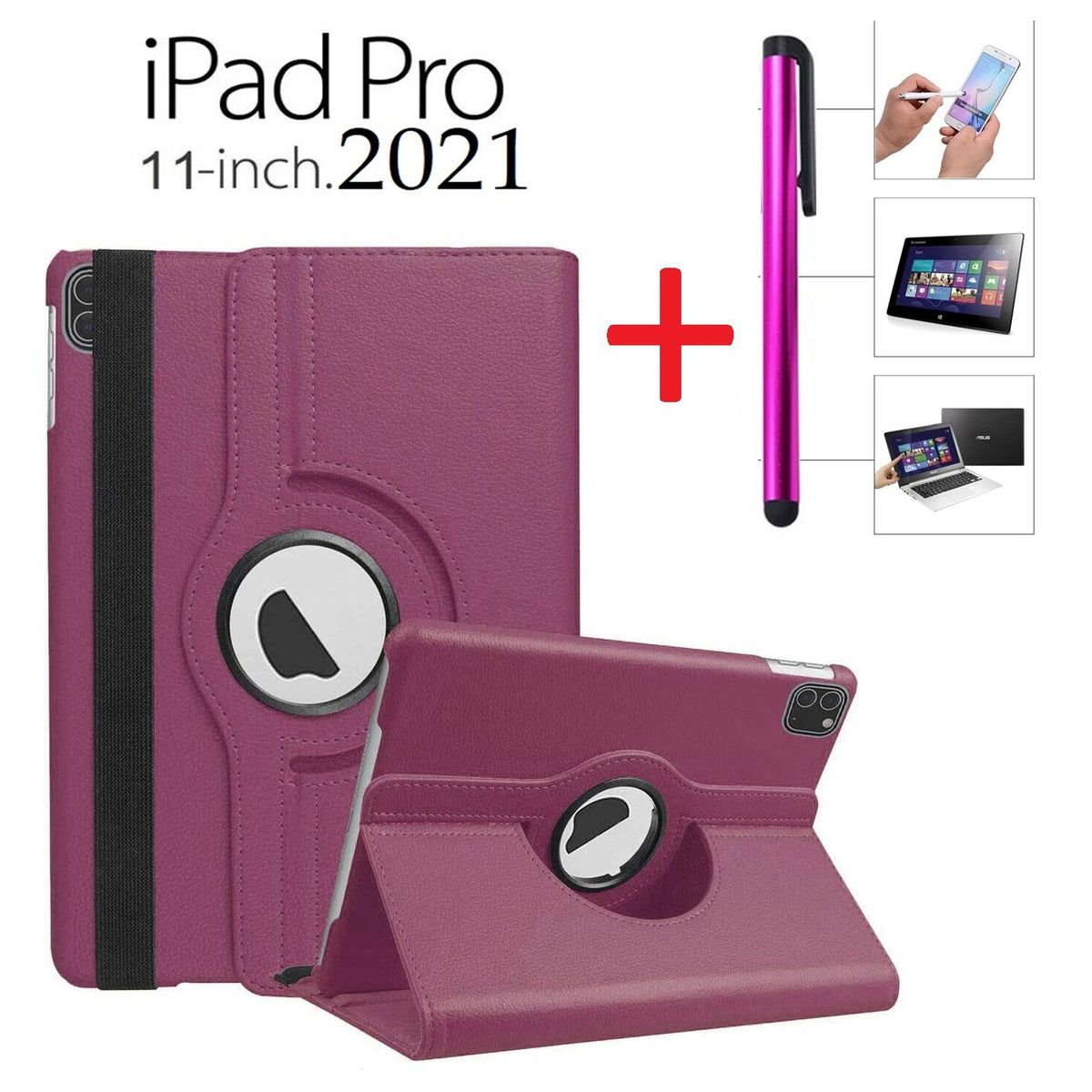 GENERICO - Funda Case y Lapiz para iPad Pro 11 3era Gen A2377 A2459 A2301