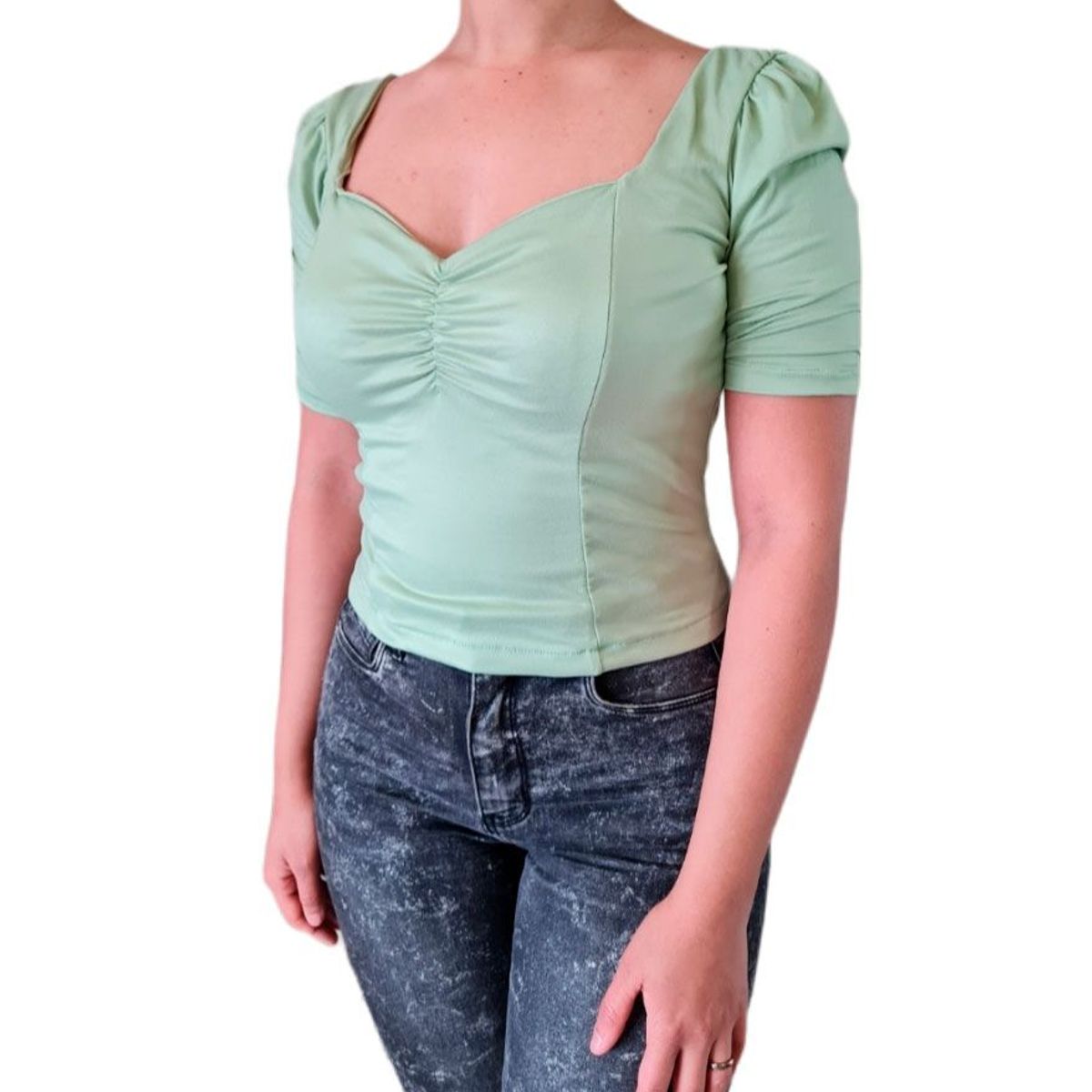 GENERICO - Blusa mujer Mirella  - Verde