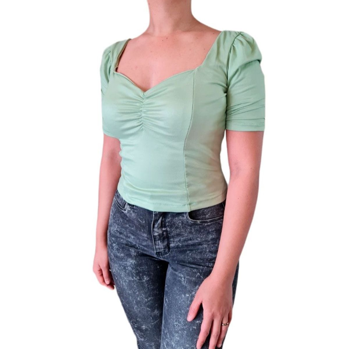 GENERICO - Blusa mujer Mirella  - Verde