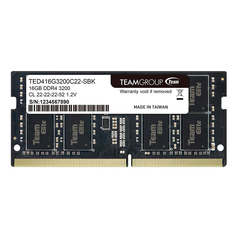TEAMGROUP - Memoria SO-DIMM TeamGroup Elite 16GB DDR4-3200MHz