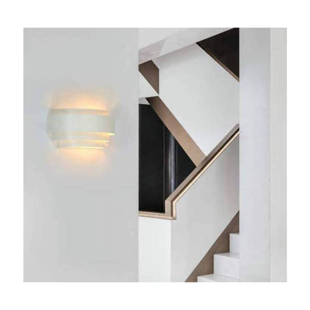 HOME NEAT - Lámpara de pared moderna 25cm Luz cálida