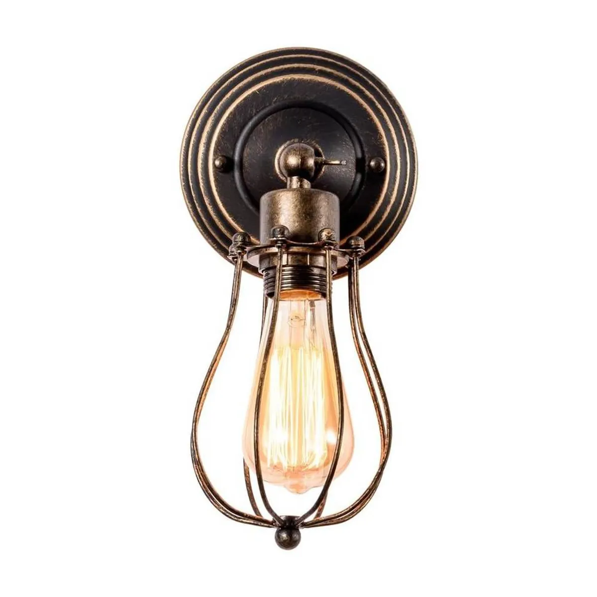 HOME NEAT - 2pcs lámparas de pared iluminación ajustable retro para e27 bombilla