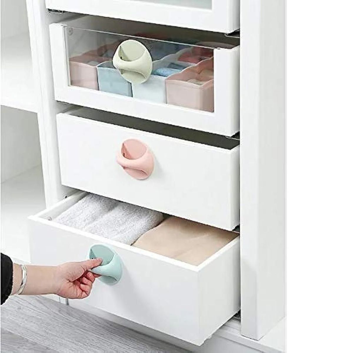 GENERICO - Manija Multifuncional Autoadhesiva de 7cm para Puerta Ventana Cajon