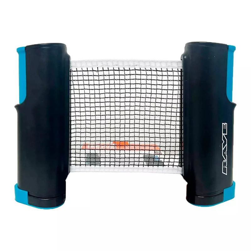 RAVE - MALLA DE PING PONG RETRACTIL RAVE  ABRAZADERA EXPANDIBLE