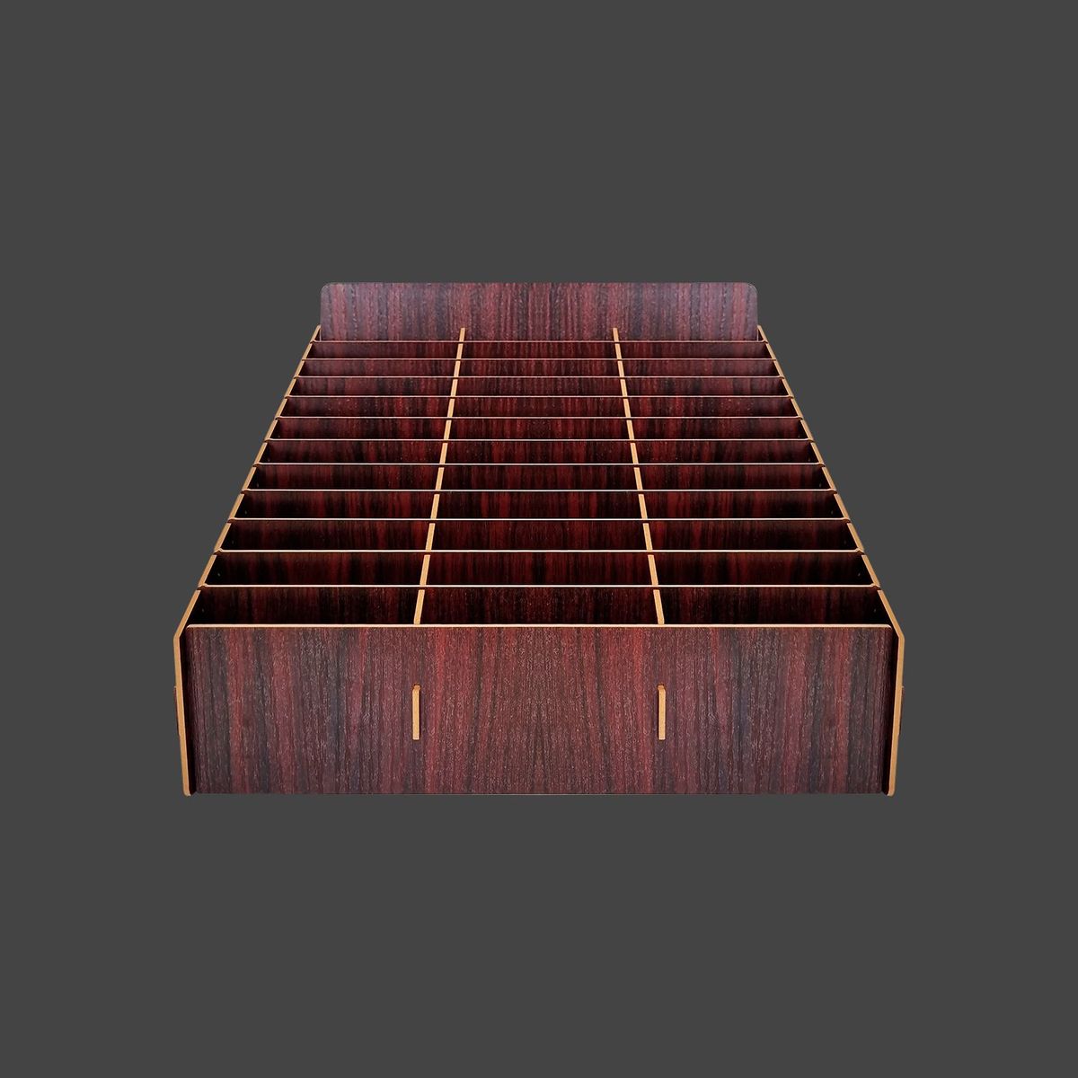 GENERICO - ORGANIZADOR MADERA  NIVEL-PANTALLAS-(36 DIVISIONES RT8808)