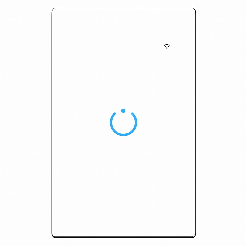 GENERICO - Interruptor Inteligente Universal Wifi Luz Smart Blanco Alexa 1 Banda