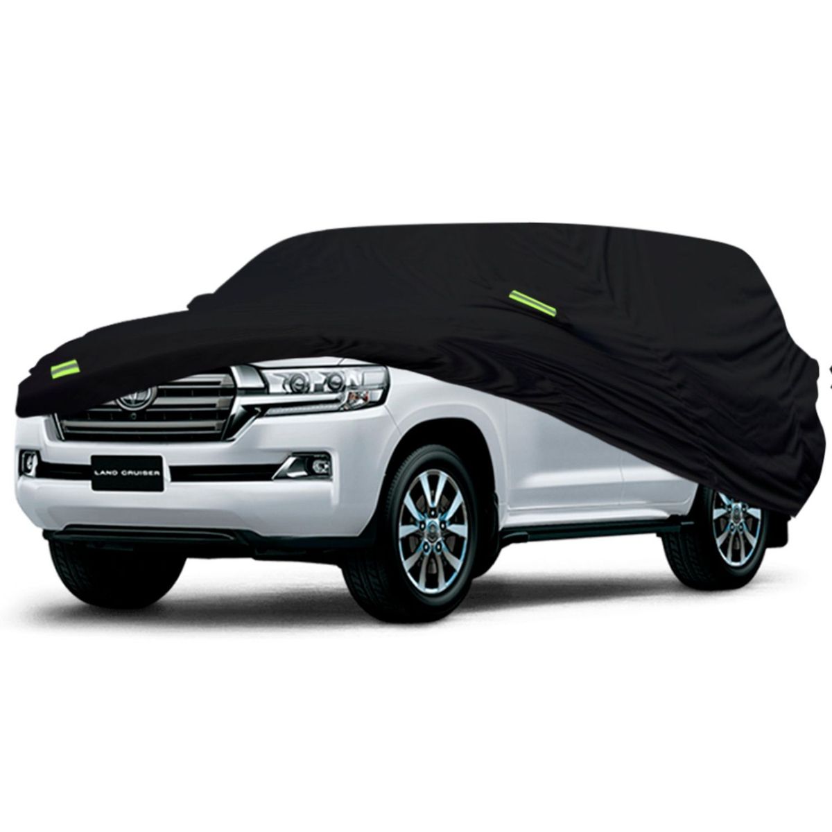 TECGO - PROTECTOR CUBIERTA COBERTOR TIPO TOYOTA LAND CRUSIER NEGRO