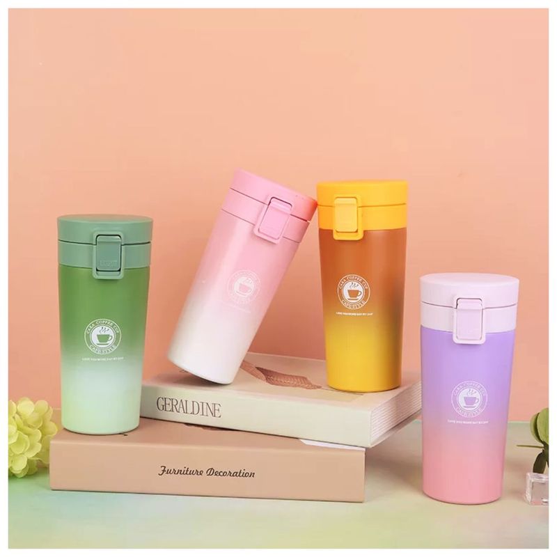 INSPIRA - Vaso taza mug termico de acero inoxidable 380ml bicolor