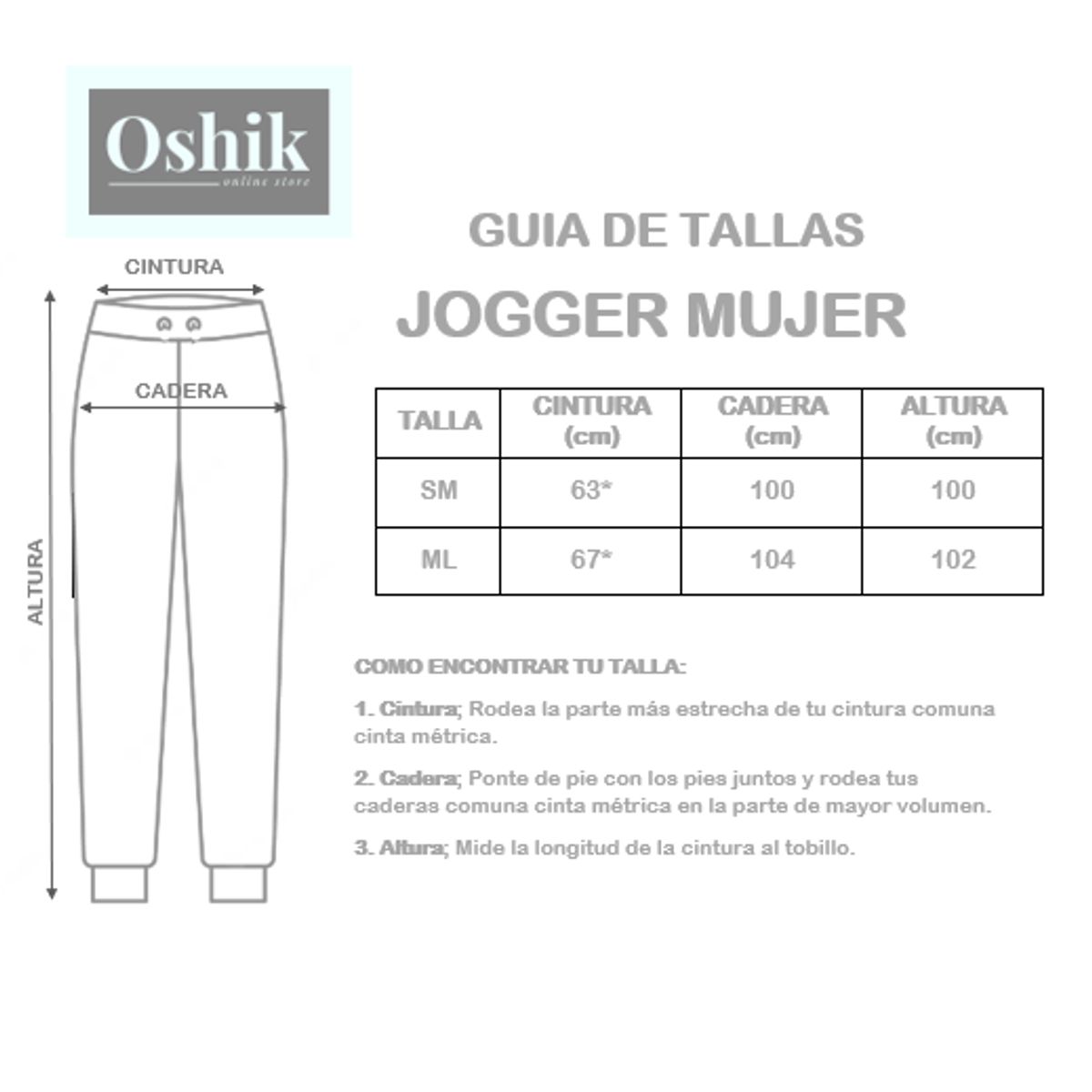 OSHIK - JOGGER FRANELA MUJER OSHIK