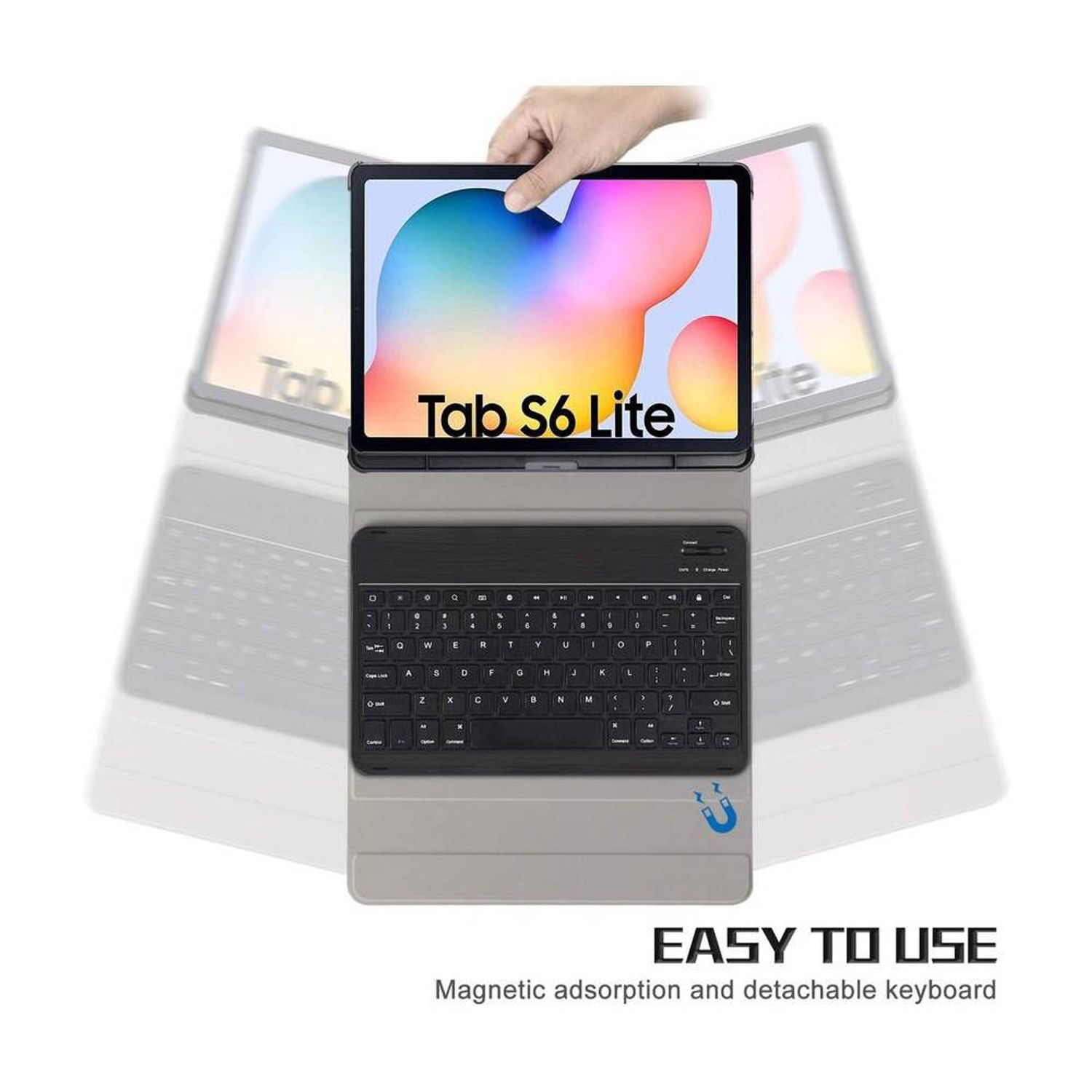 Funda Con Teclado QWERTY En Español (Incluye Letra Ñ) Para Tablet Chuwi