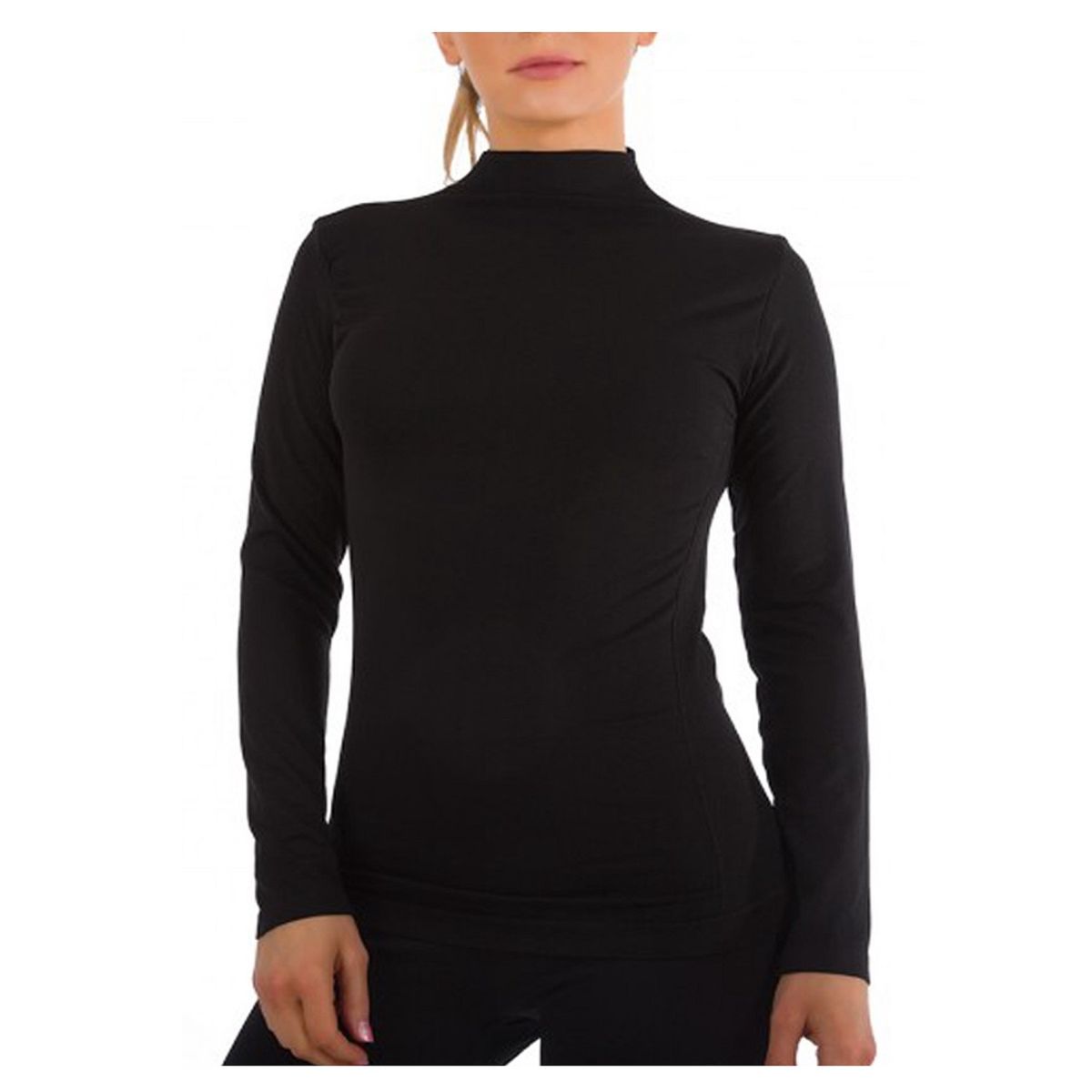 OEM - Polo Calentador Mujer Cuello Alto Labrado Micropolar Invierno Viaje