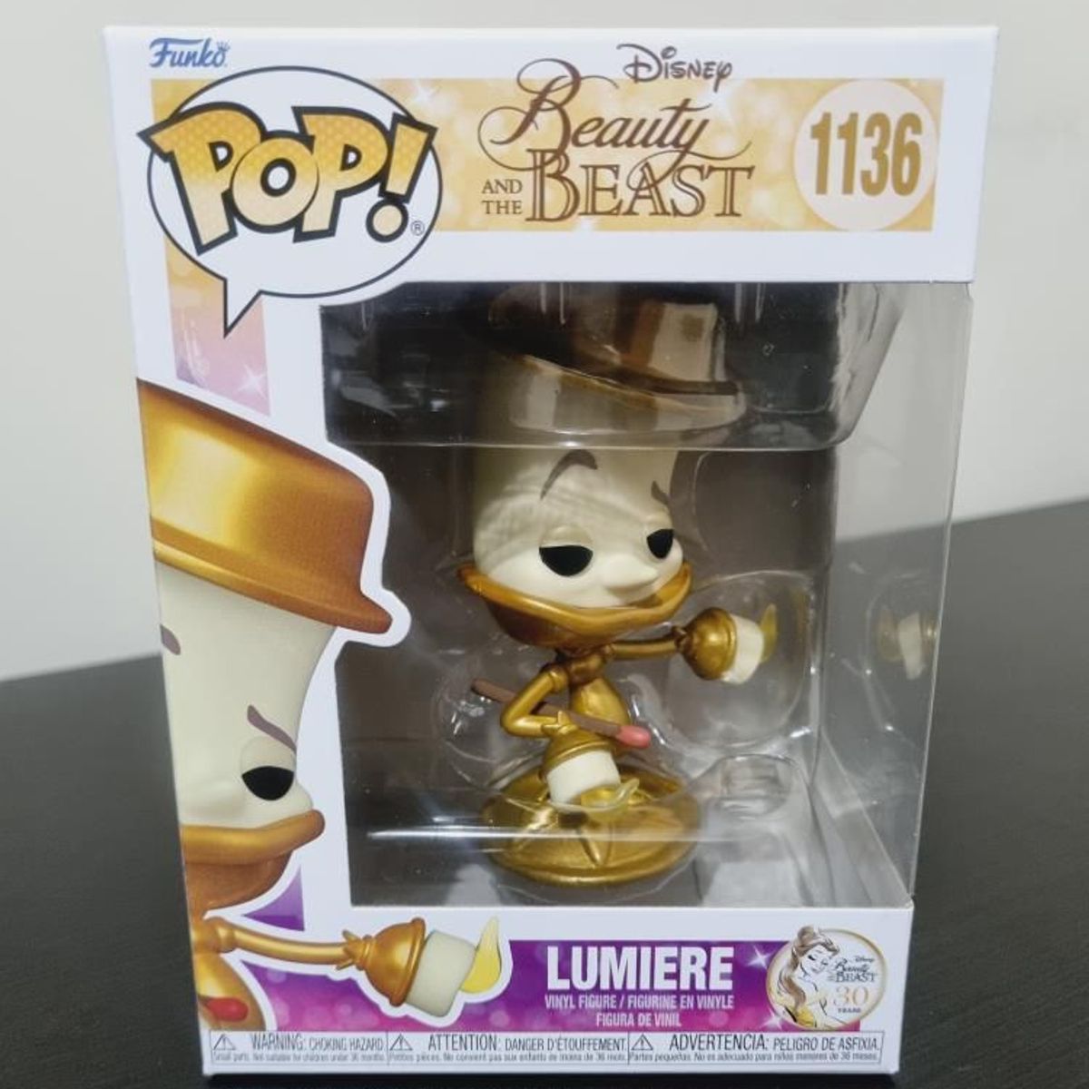 FUNKO - Funko Pop Lumiere - Disney La Bella y La Bestia