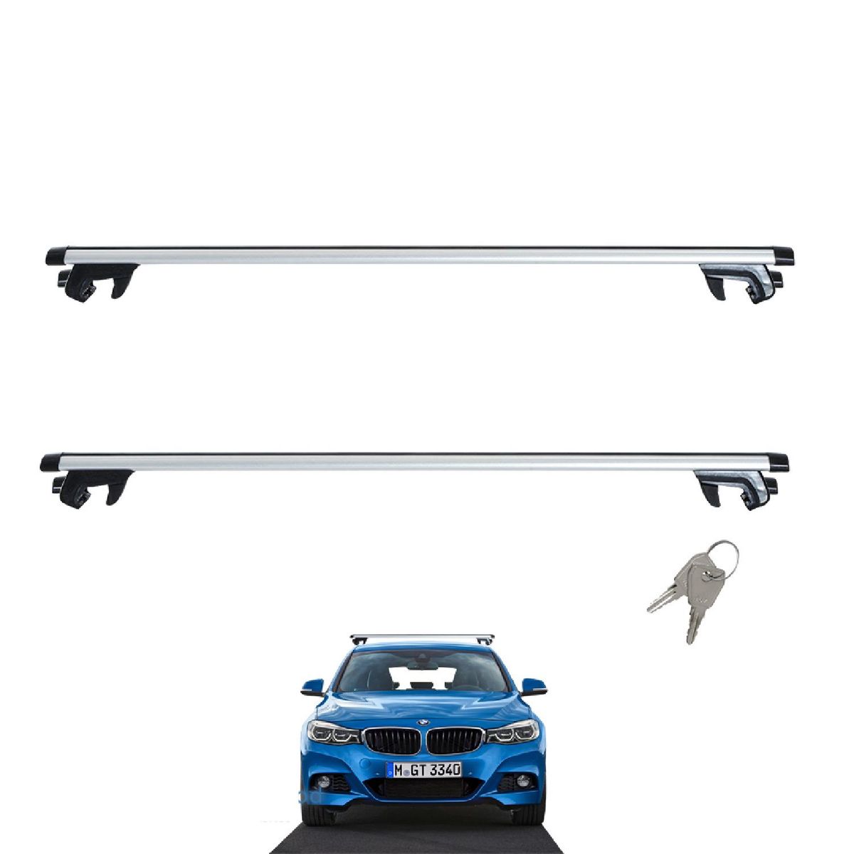 GENERICO - Barra De Techo Para Autoparrillaportaequipajesoporte