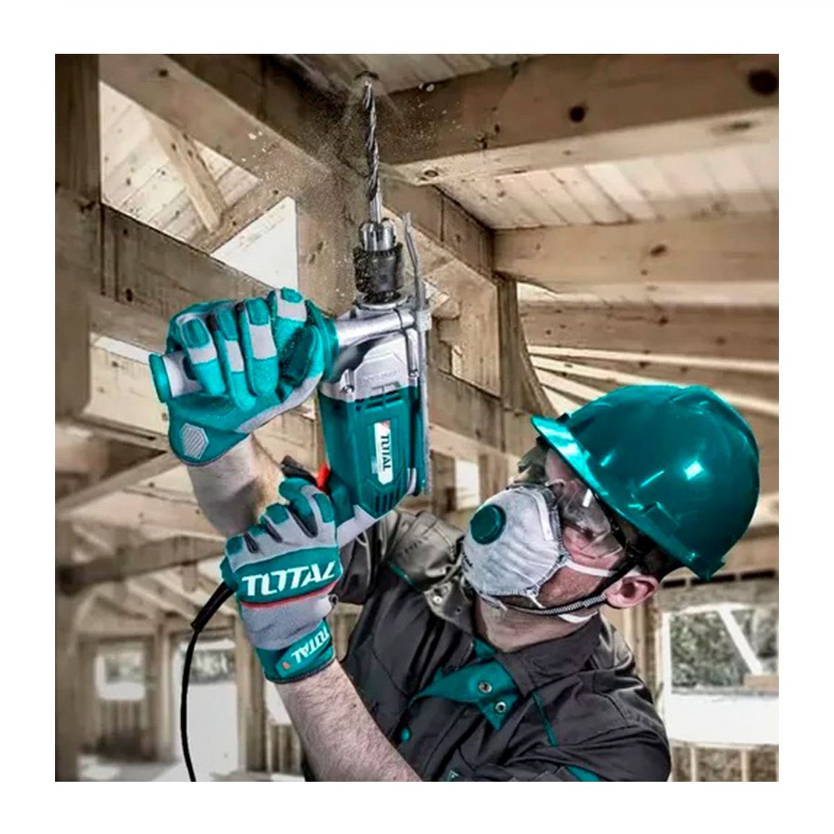 TOTAL TOOLS - TALADRO PERCUTOR 13MM 1010W INDUSTRIAL TOTAL - TG111136