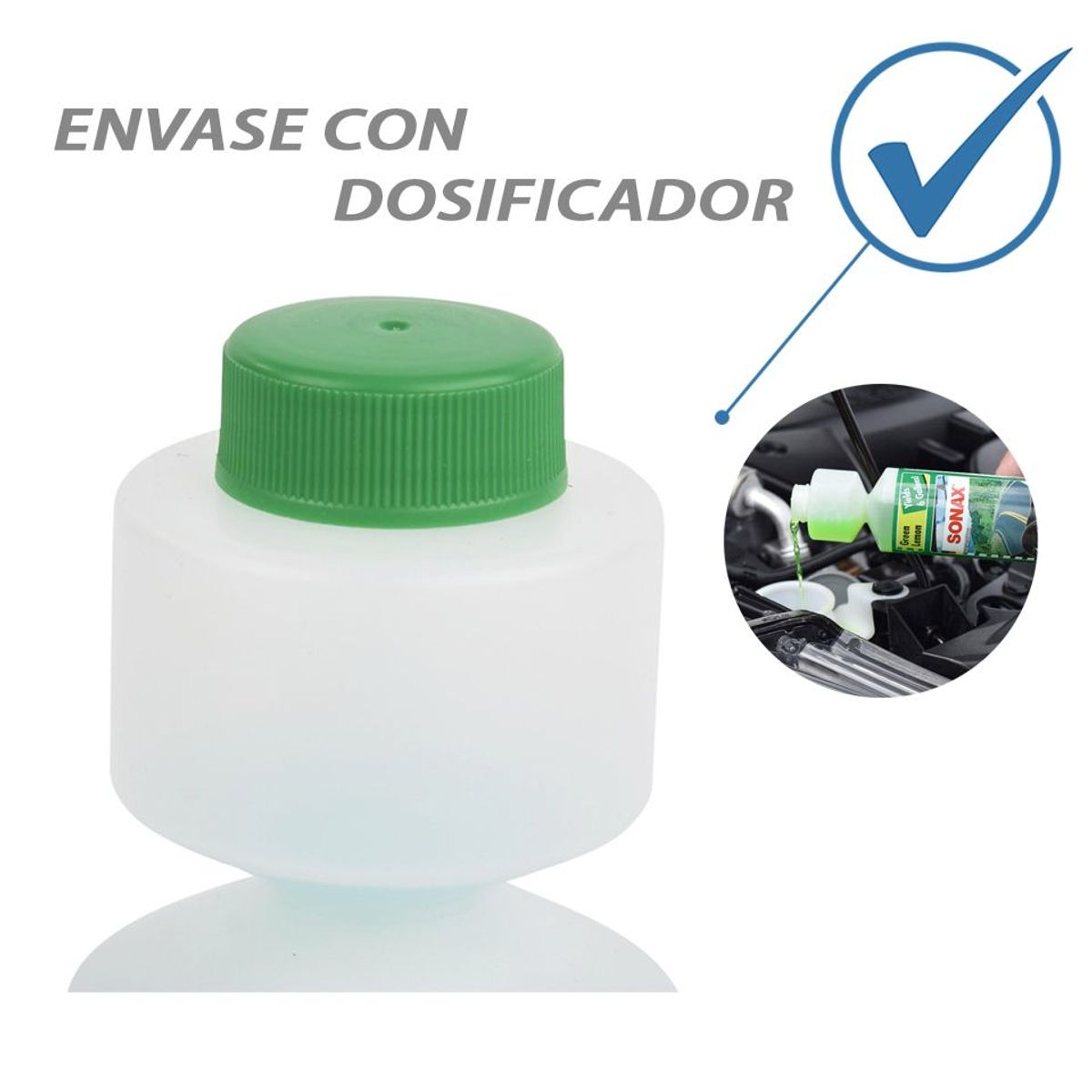 GENERICO - Limpia Parabrisas Sonax Vision Clara Clear View 250ml