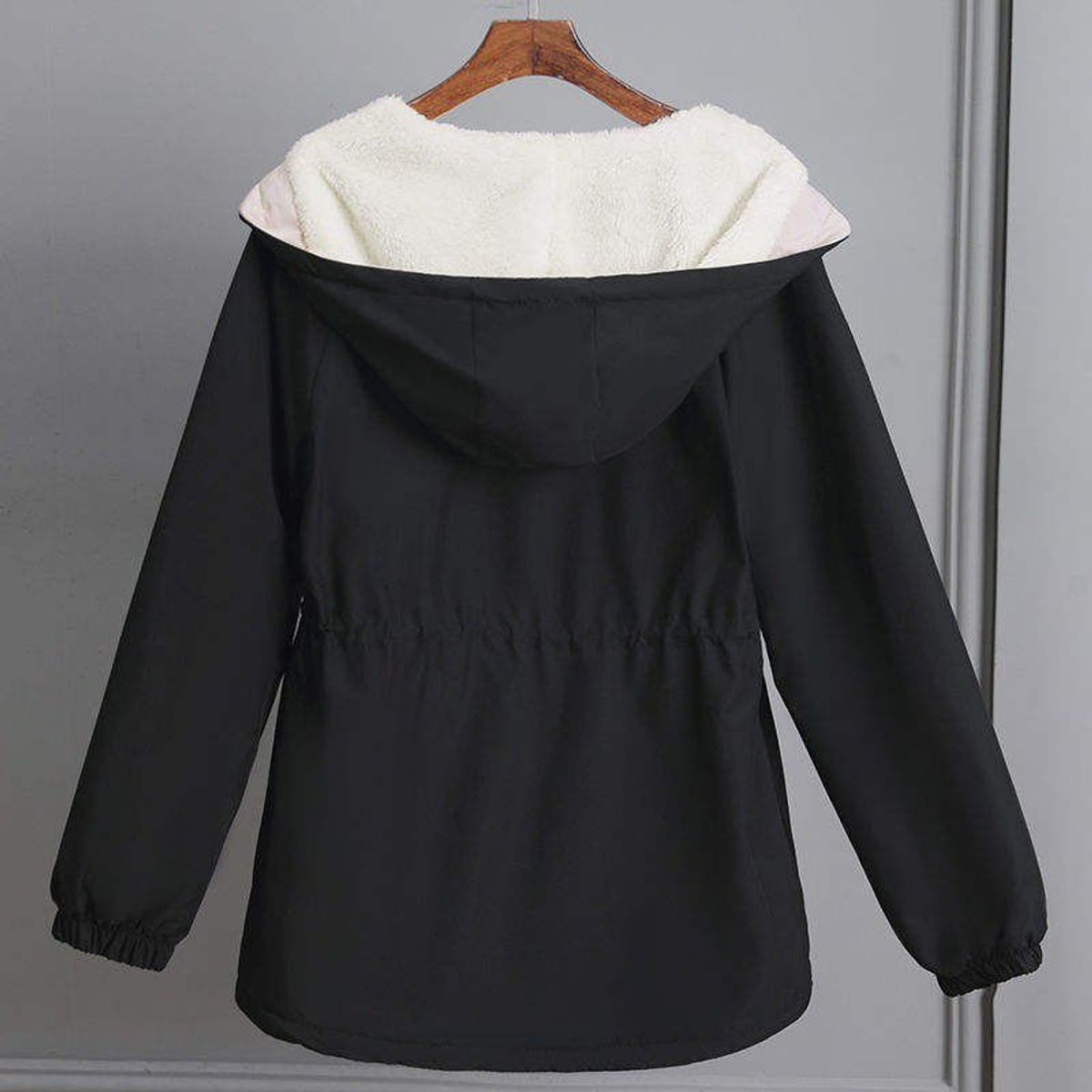 GENERICO - Casacas Parkas chaquetas juveniles abrigo de invierno mujer - L