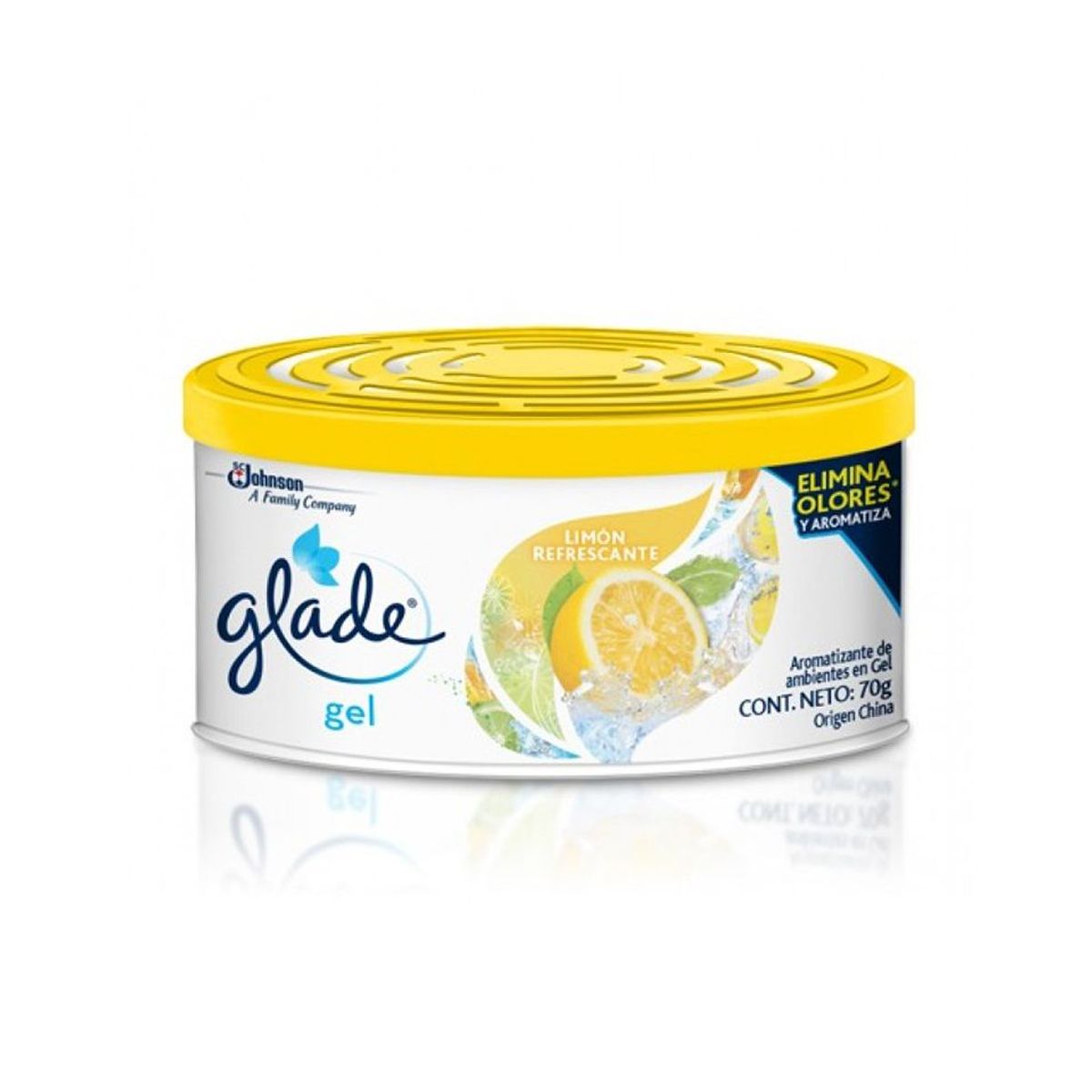 GLADE - Ambientador Limon Glade En Gel aroma fragancia auto