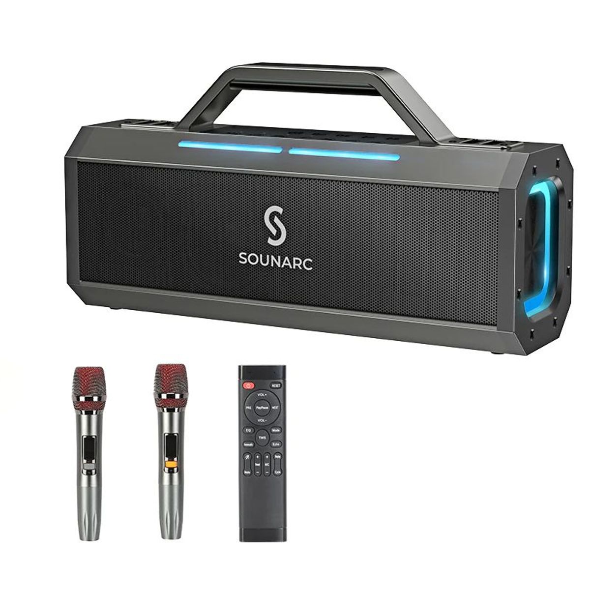 GENERICO - Parlante Bluetooth 5.0 Super Bass 150W karaoke Sounarc K1