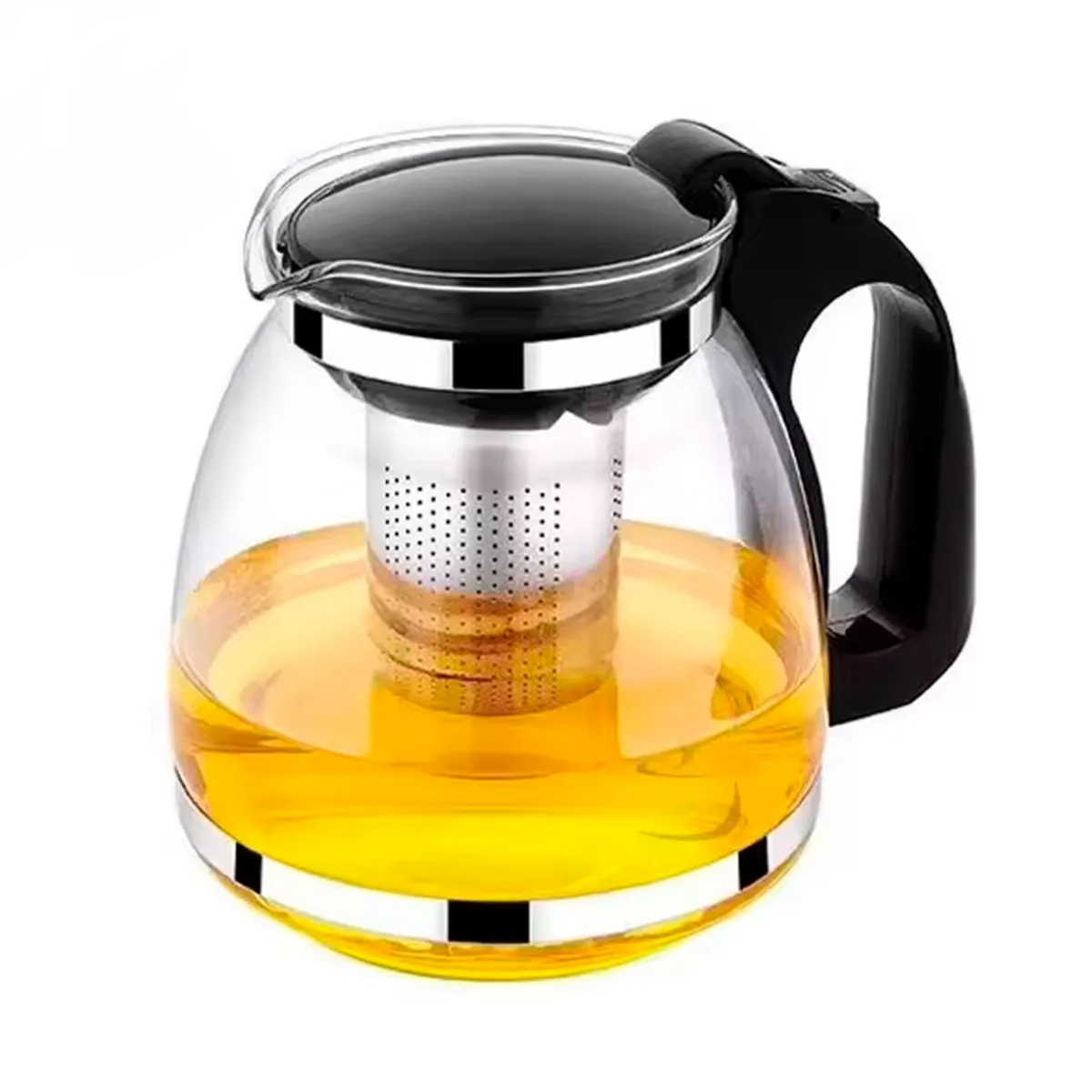 INSPIRA MARKET - Jarra tetera infusor de te de vidrio 1500 ml