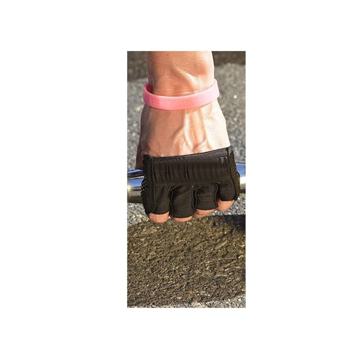 GENERICO - Guantes Mitones de Pesas GYM Amarillo L 8001