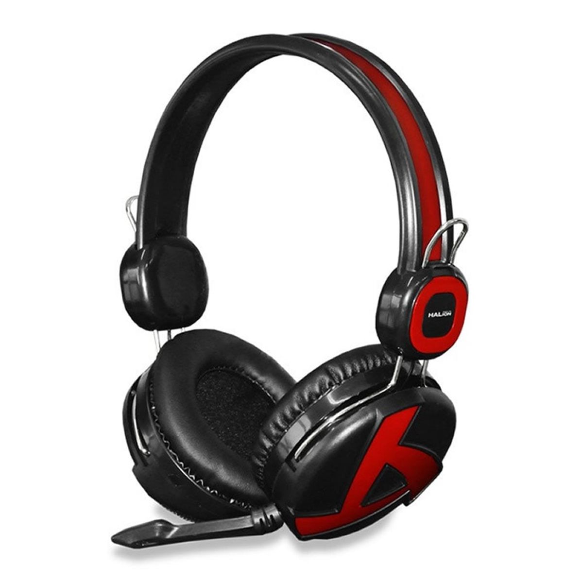 HALION - Auricular Halion HA-211 Negro con Rojo