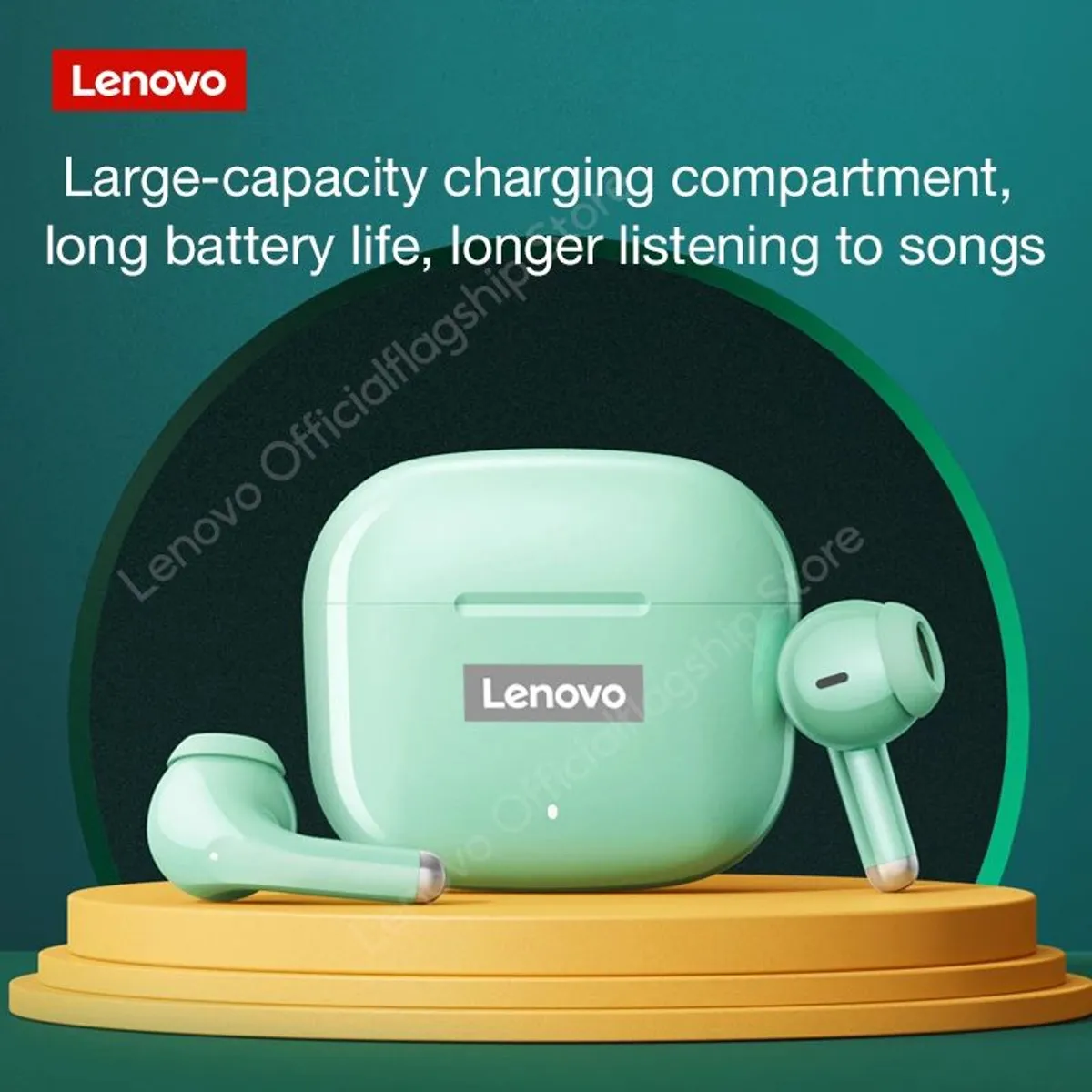 LENOVO - Lenovo LP40 Pro De Auriculares-Rosa TWS-Verde
