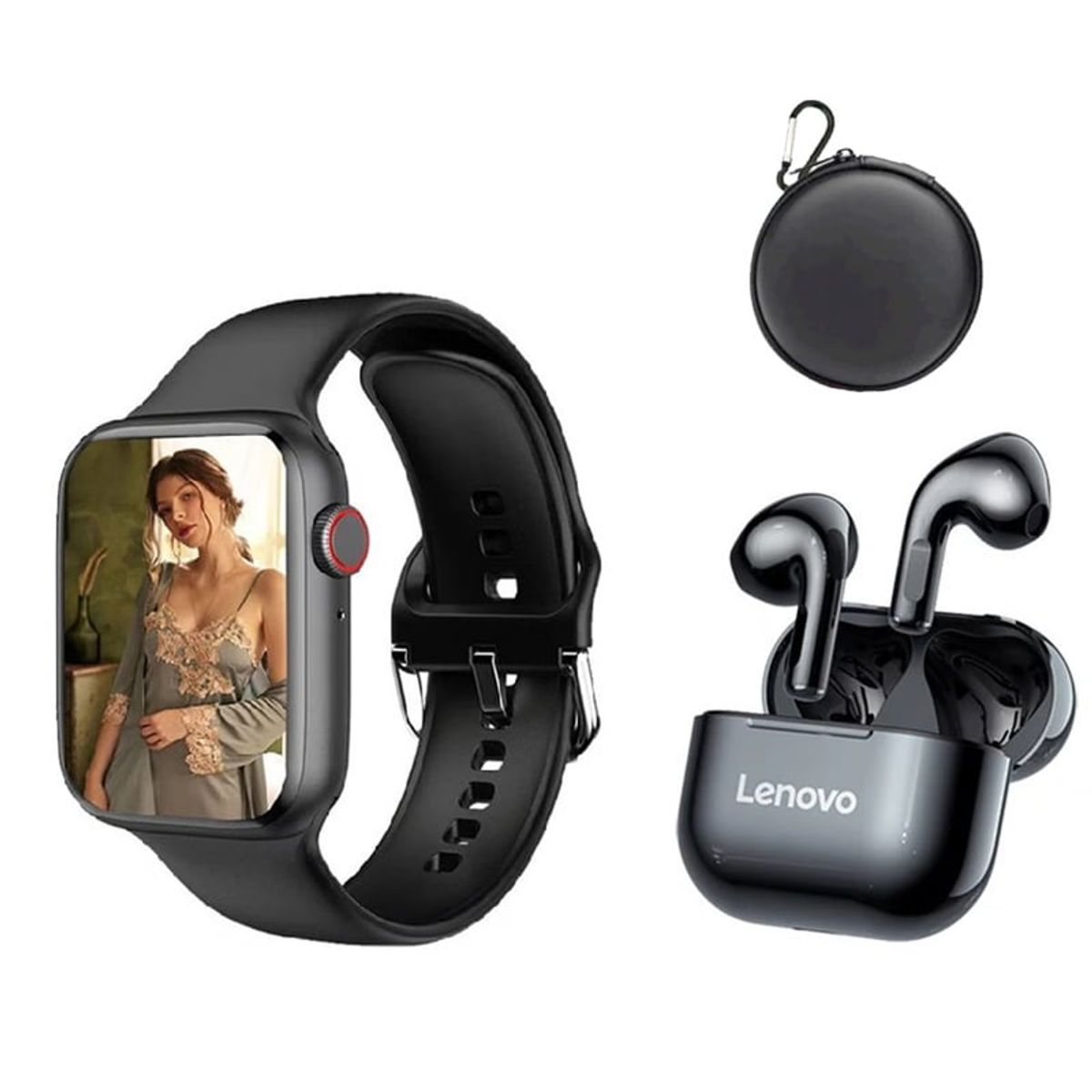LENOVO - Audífonos Lenovo LP40 Tws y Toumi watch Reloj y Estuche