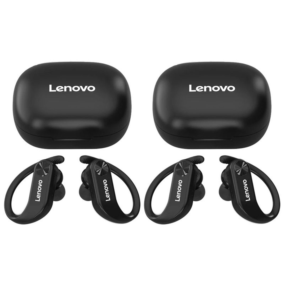 LENOVO - Set 2 De Lenovo Audifonos LP7 tws Audifonos-Negro