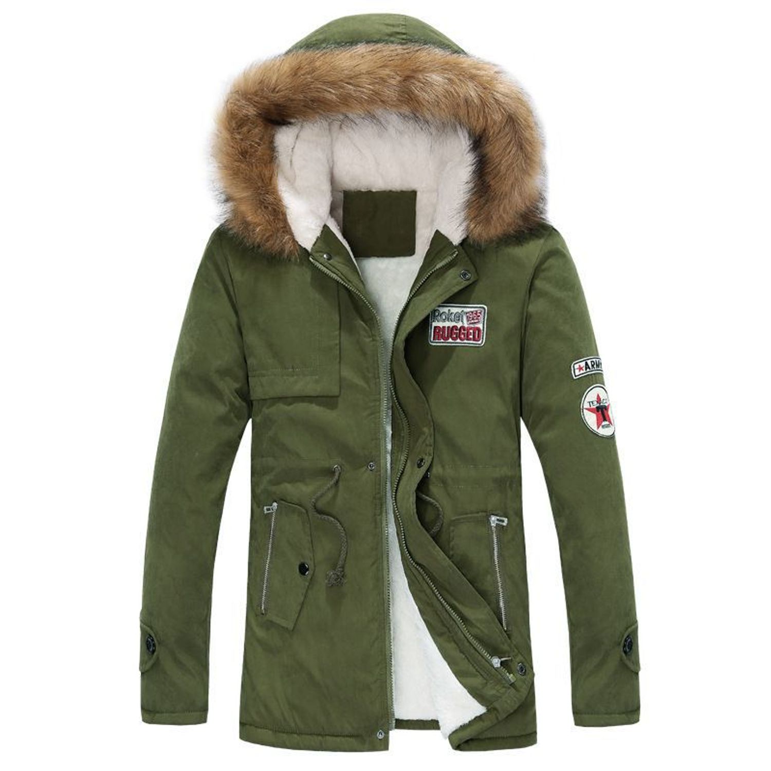 Parka Abrigos Caballero Springfield Abrigo Parka Casaca Abrigo