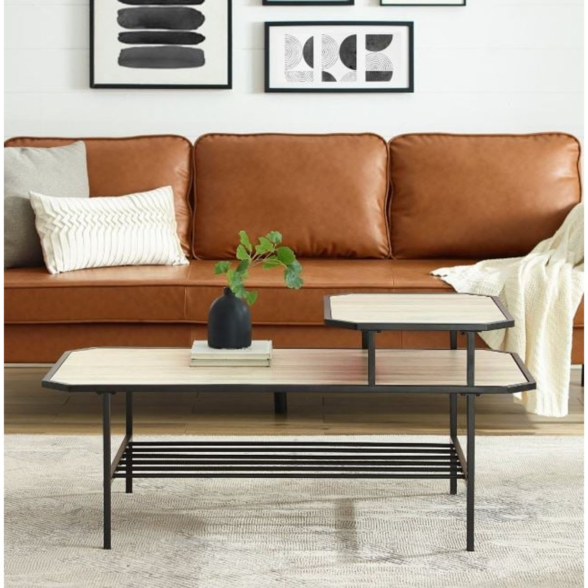 VENTITAS HOME - Mesa de Centro Industrial Terika Ventitas Home Manzano