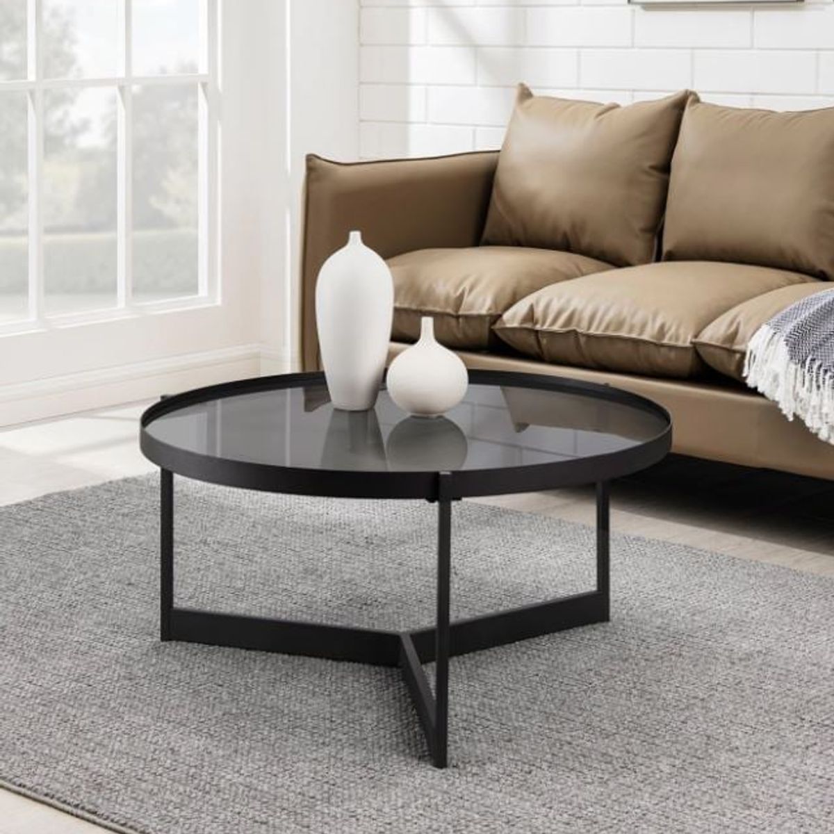 VENTITAS HOME - Mesa de Centro Vidrio Oxinn Ventitas Home Negro