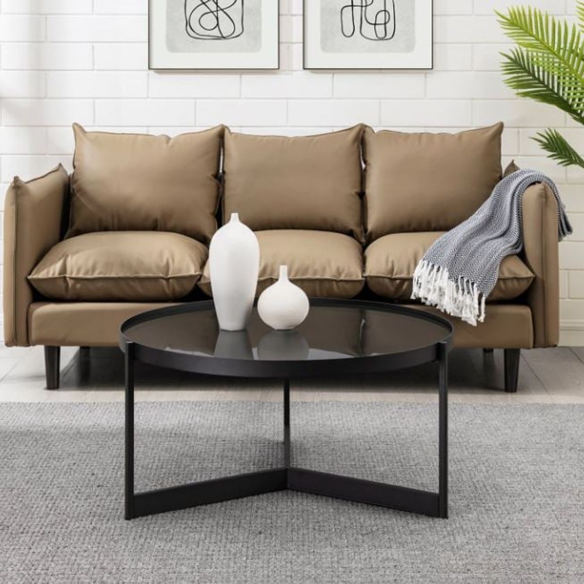 VENTITAS HOME - Mesa de Centro Vidrio Oxinn Ventitas Home Negro