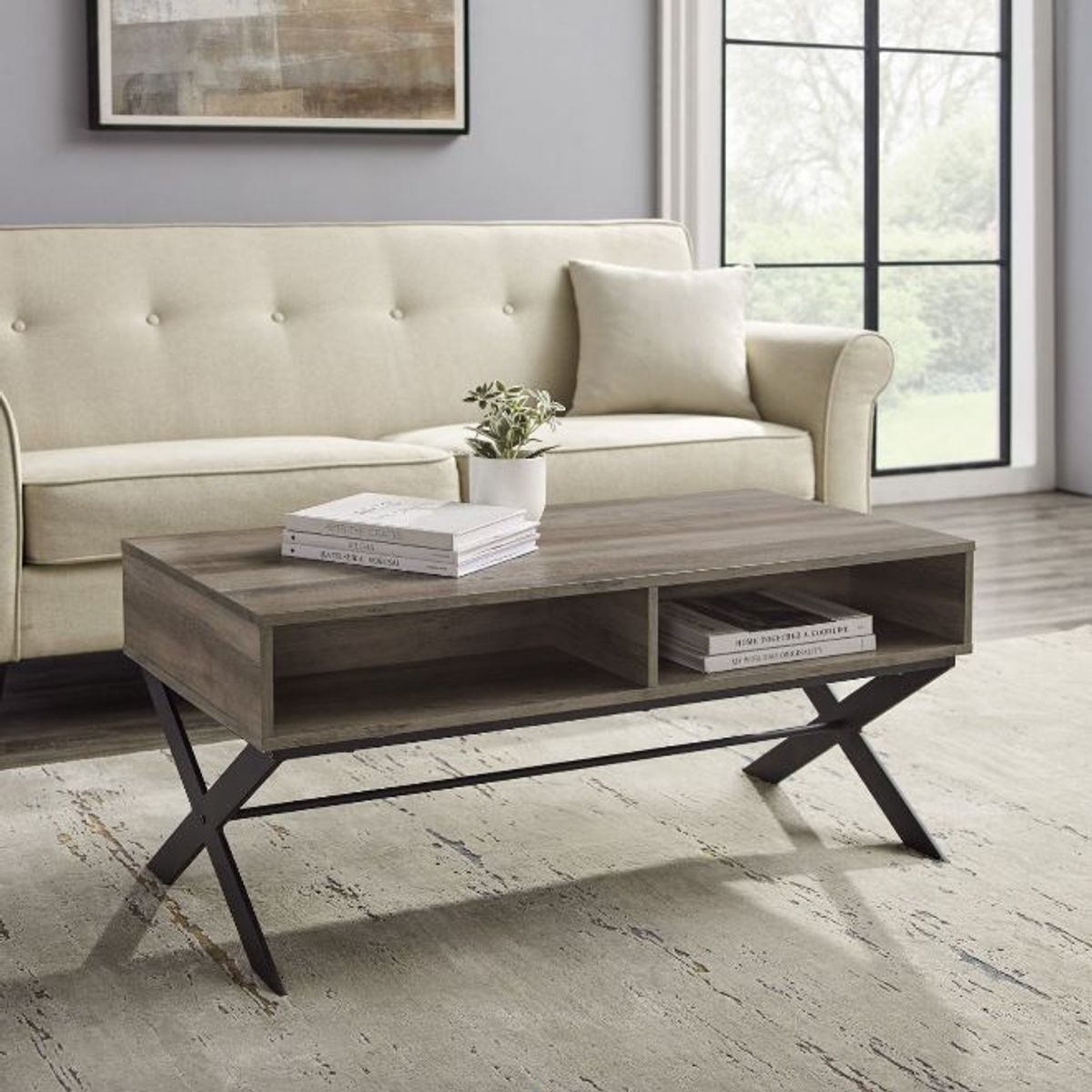 VENTITAS HOME - Mesa de Centro Industrial Kamila Ventitas Home Siena